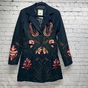 Paparazzi WOMENS embroidered jacket size small